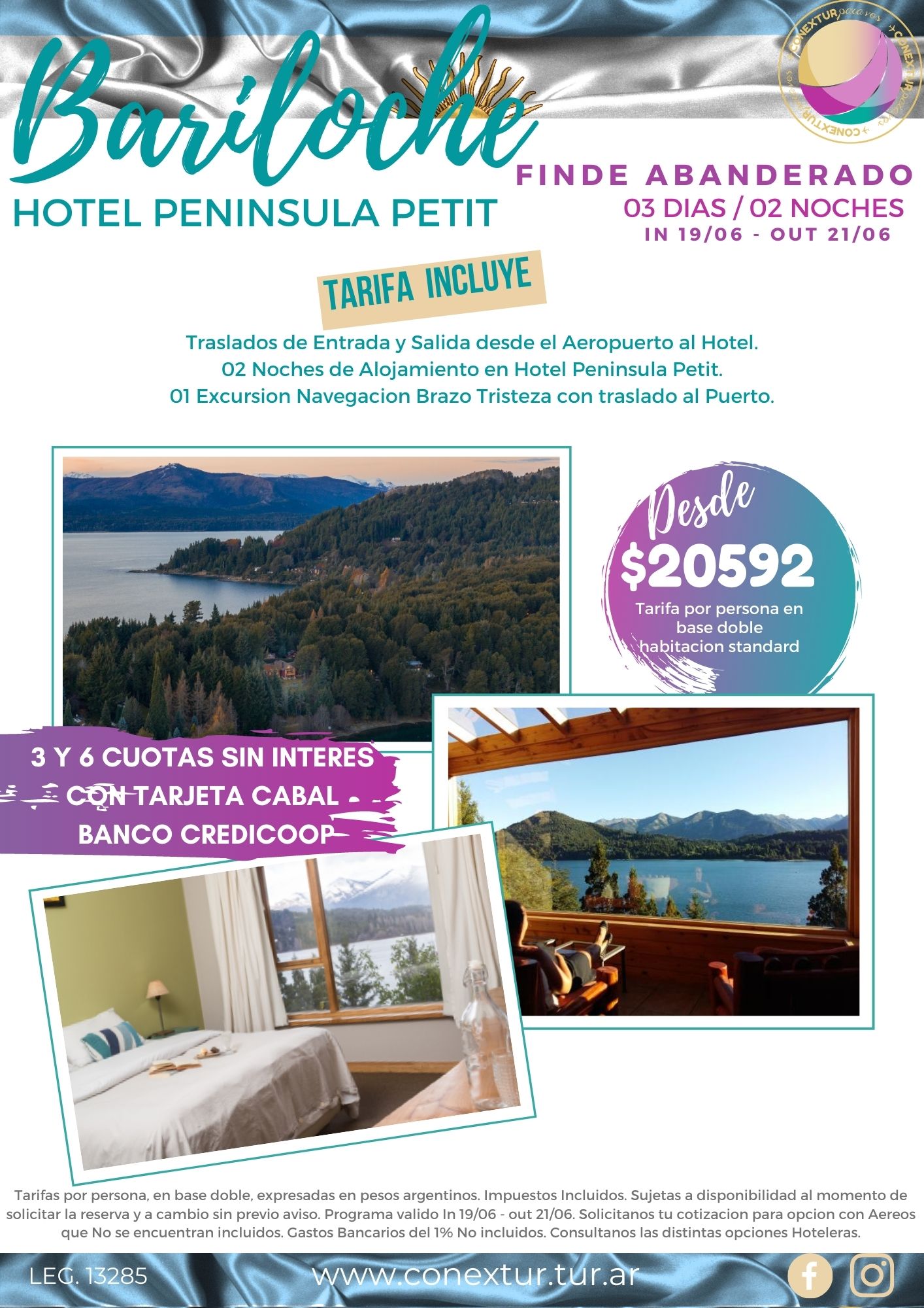 Hotel Peninsula Petit - Bariloche - Promo Junio